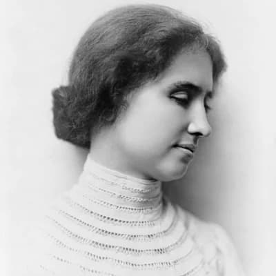 Helen Keller, fotografada por volta de 1904