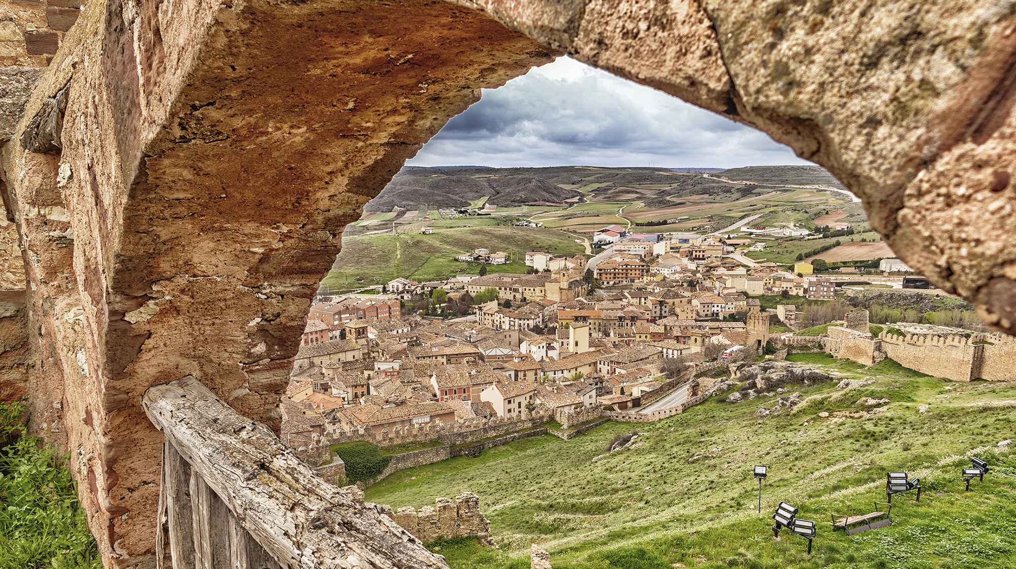 Medieval castle in Aragon