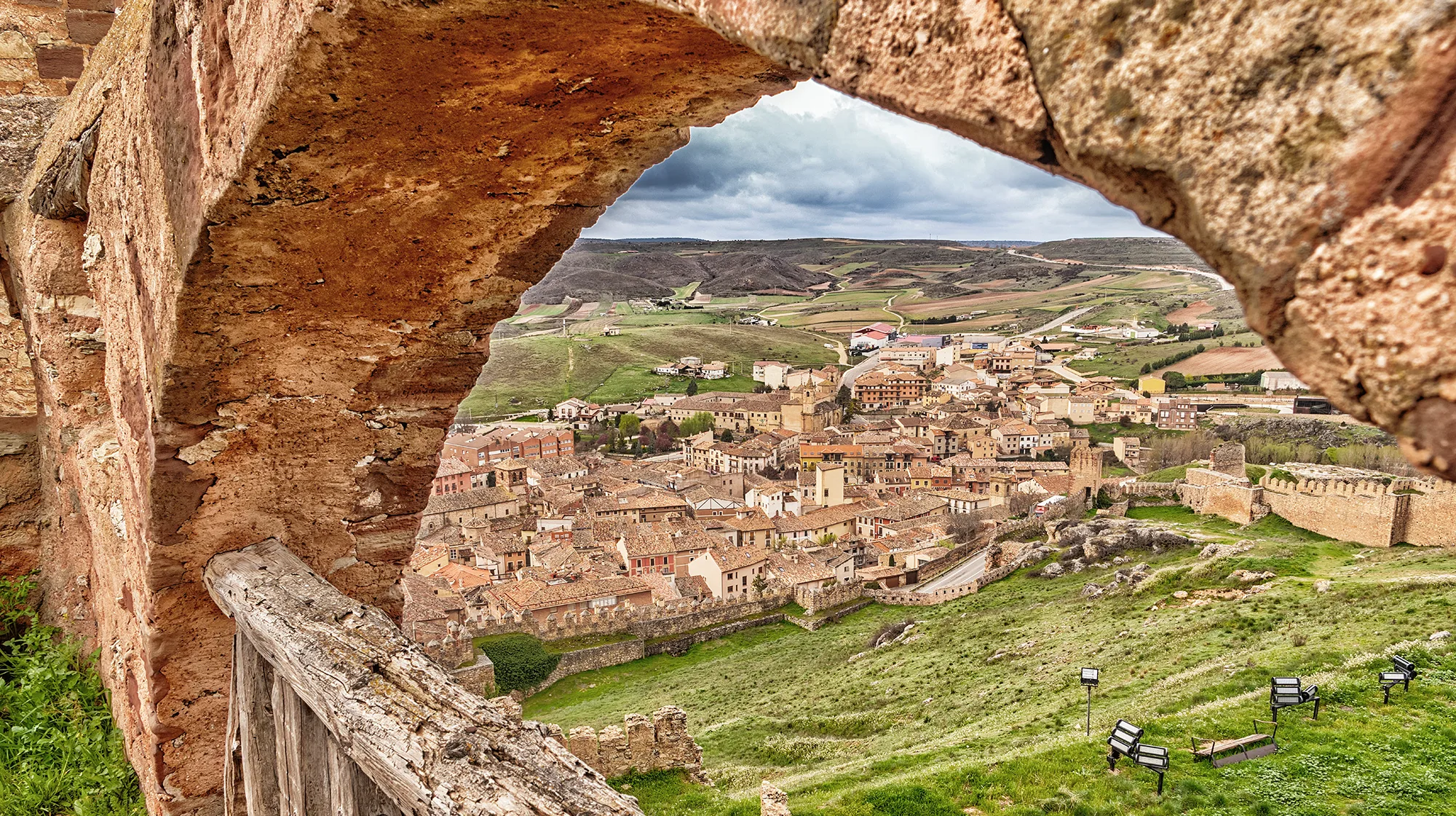 Castillo medieval en Aragón