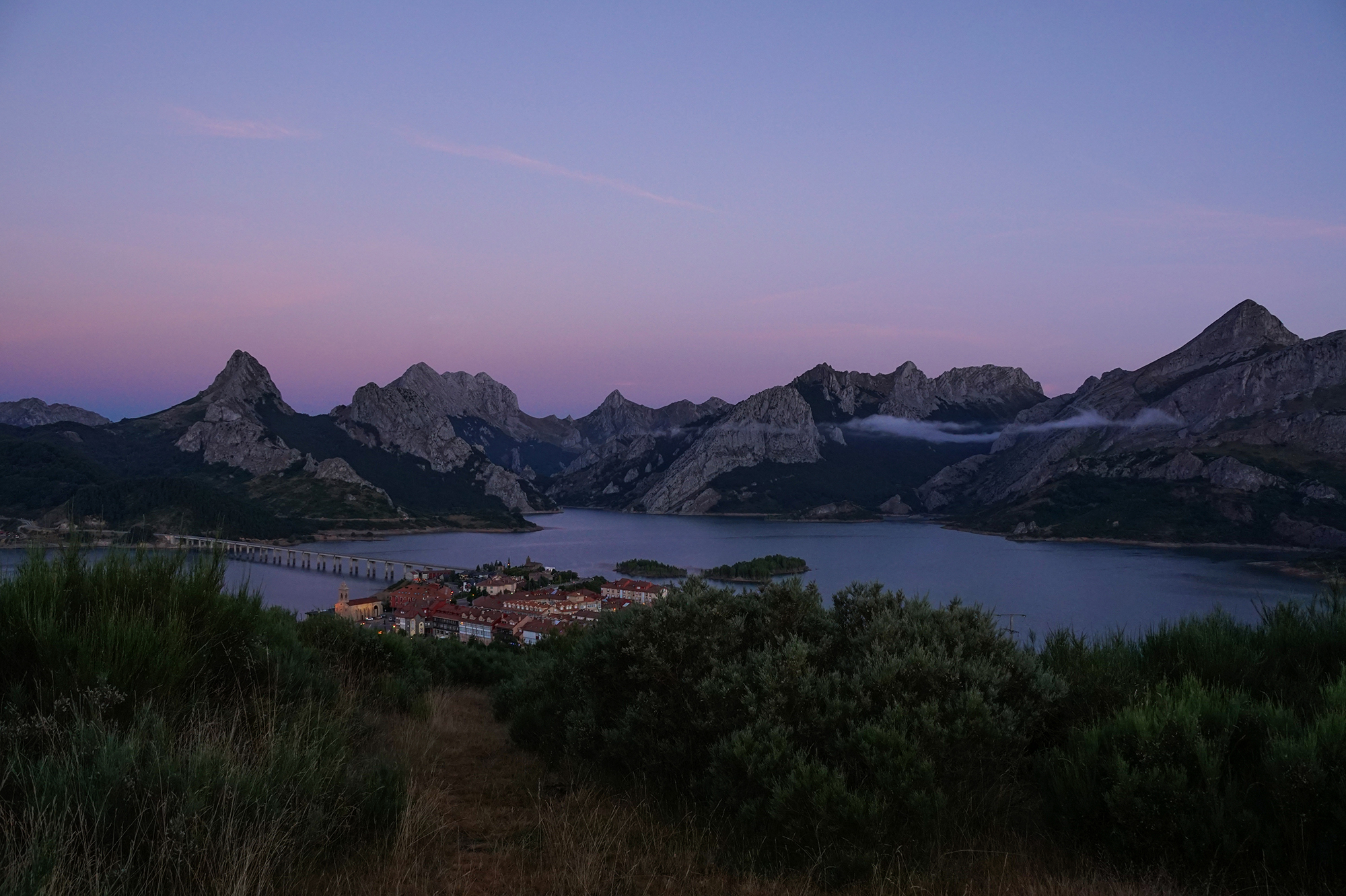 Mountain landscape near Riano, Leon